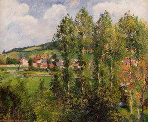 Gizors, New Section — Camille Pissarro, Impressionist Landscape