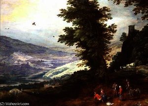 Extensive Landscape with Peasants