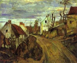 Village Road, Auvers — Paul Cézanne