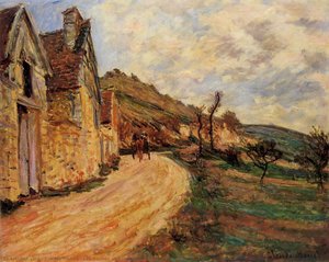Les Roches At Falaise Near Giverny — Claude Monet