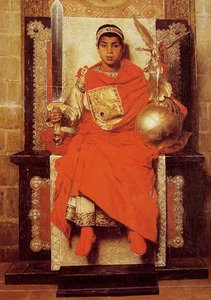 The Late Empire Honorius — Jean-paul Laurens, Academic Painting
