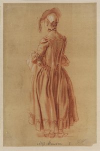 Miss Marsden - Back View — Paul Sandby