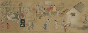 Early Evening at a Yoshiwara Inn