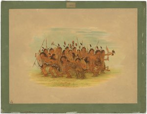 Scalp Dance - Sioux — George Catlin