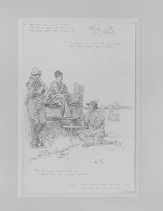 Illustration To A Pastoral Poem By Herrick — Edwin Austin Abbey