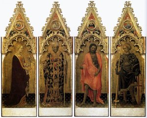 Quaratesi Polyptych: Four Saints