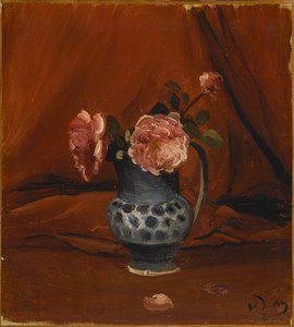 Roses In Blue Jug — André Derain