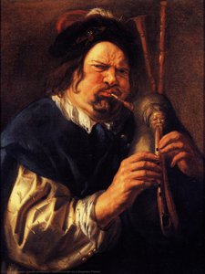 Self-portrait As A Bagpipe Player — Jacob Jordaens