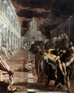 The Stealing Of The Dead Body Of St Mark — Jacopo Tintoretto, Baroque