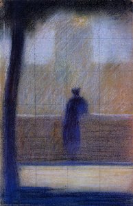 Man Leaning On A Parapet — Georges Seurat