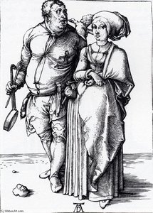 The Cook And His Wife — Albrecht Dürer