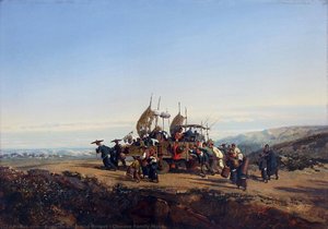 Chinese Family Move — Auguste Ambroise Borget