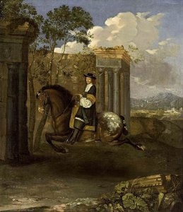 Equestrian Portrait Of A Gentleman — Barent Graat