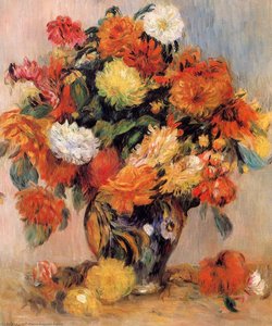 Vase Of Flowers — Pierre-auguste Renoir