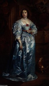 A Lady Of The Spencer Family — Sir Anthony Van Dyck, Baroque