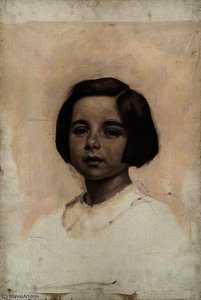 Portrait Sketch Of A Young Girl — Dame Laura Knight