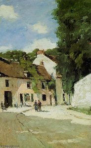 Rue A Mortefontaine — Albert-charles Lebourg