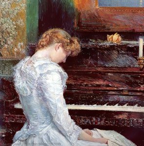 The Sonata — Frederick Childe Hassam, Impressionism