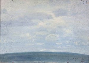 Cloud Study (verso) — Sir Alfred James Munnings