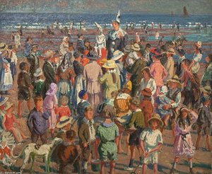 Punch On The Beach At Broadstairs — William Samuel Horton