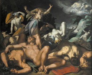 Apollo And Diana Punishing Niobe By Killing Her Children — Abraham Bloemaert, Haarlem Mannerism
