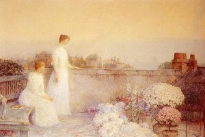 Twilight (also Known As Le Crepuscule) — Frederick Childe Hassam, Impressionism
