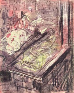 Shelter Drawing; Three Sleeping Figures — Henry Moore