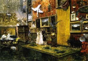 The Tenth Street Studio (also Known As Tenth Street Studio) — William Merritt Chase, Impressionism