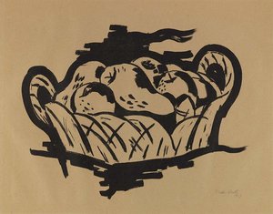 Pear In Basket — Marsden Hartley