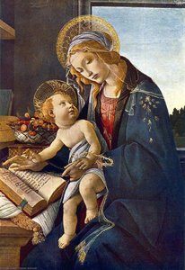 Madonna With The Book — Sandro Botticelli