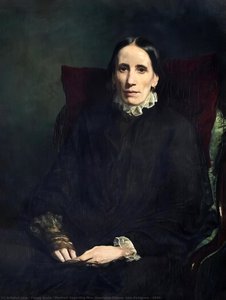 Portrait Depicting Mrs. Henriette Ekbom (née Dahlgren) (1885) — Fanny Brate
