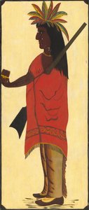 Indian Tobacco Shop Sign [obverse, Indian Facing Left] — Winslow Homer, American Realism