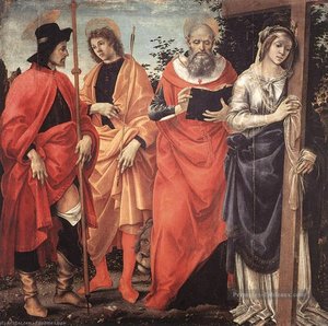 Four Saints Altarpiece — Filippino Lippi