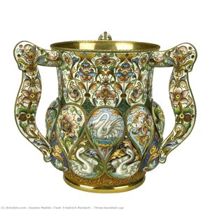 Three-handled cup