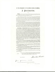 Emancipation Proclamation — Abraham Lincoln
