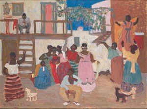 Preparando El Candombe — Pedro Figari