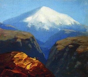 Elbrus In The Daytime — Arkhip Ivanovich Kuindzhi, Luminism