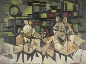 Figures In An Industrial Setting — Douglas Frederick Pittuck