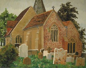 Herstmonceux Church, Hailsham, East Sussex — Cedric Lockwood Morris