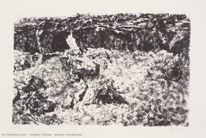 Judean Landscape — Avigdor Arikha, Expressionism