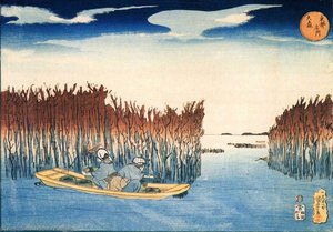 Seaweed Gatherers At Omari — Utagawa Kuniyoshi, Ukiyo-e