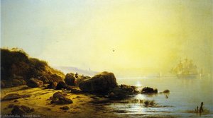 A Foggy Evening At Gowanus — Edward Moran