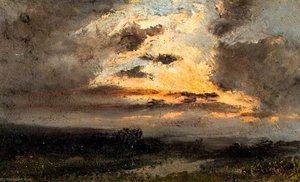 Twilight Sunset Landscape — Narcisso Díaz De La Peña