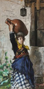 To The Water Fountain — Ettore Maria De Maria Bergler, Realism