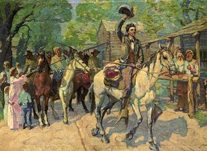 Lincoln The Soldier, (painting) — Fletcher Ransom