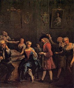 The Courted Singer — Giuseppe Maria Crespi, Baroque