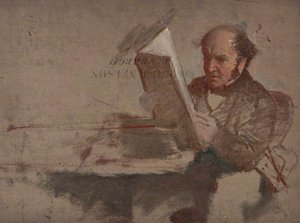 David Laing (1793–1878), Antiquarian (recto) — William Fettes Douglas