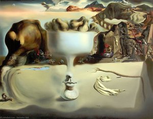 Apparition Of Face And Vase On The Beach — Salvador Dalí
