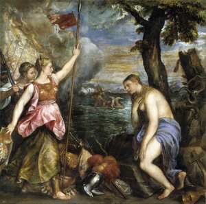 Spain Succouring Religion — Titian Ramsay Peale Ii, Renaissance Revival