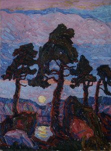 Landscape With Four Trees — Birger Sandzen